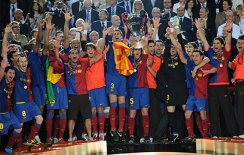 Il Barcellona campione d'Europa